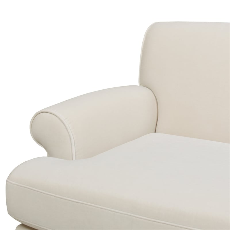 Jennifer Taylor Home Alana Lawson Two-Cushion Tightback Sofa French Beige