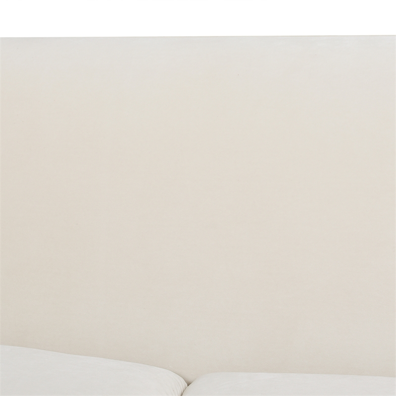 Alana Lawson Two-Cushion Tight Back Sofa, Mink Beige - Jennifer