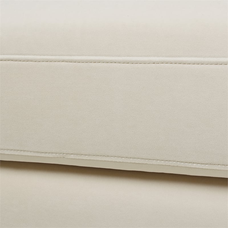 Jennifer Taylor Home Alana Lawson Two-Cushion Tightback Sofa French Beige