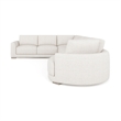 Laguna 166 Right Arm Facing Modular Feather Cushion 4 Piece Chaise Sectional