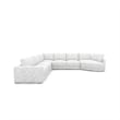 Laguna 166 Right Arm Facing Modular Feather Cushion 4 Piece Chaise Sectional