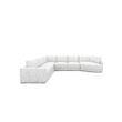 Laguna 166 Right Arm Facing Modular Feather Cushion 4 Piece Chaise Sectional
