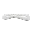 Laguna 166 Right Arm Facing Modular Feather Cushion 4 Piece Chaise Sectional