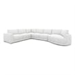 Laguna 166 Right Arm Facing Modular Feather Cushion 4 Piece Chaise Sectional
