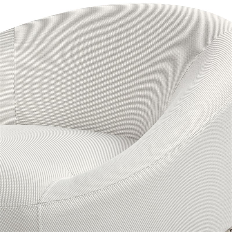 Willow 4pc Upholstered Woven Patio Deep Seating Conversation Set Wheat Beige
