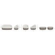 Willow 4pc Upholstered Woven Patio Deep Seating Conversation Set Wheat Beige