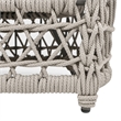 Everly 3pc Woven Frame Barrel Deep Seating Patio Conversation Set Oat Beige