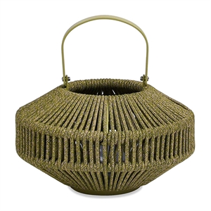 Nova 14&quot Indoor/Outdoor Patio Lantern Heathered Green