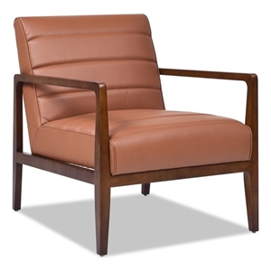 Kenneth 28&quot Modern-Transitional Lounge Accent Chair Brown