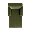 Alana Lawson Chaise Lounge Chair Olive Green Velvet