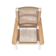 Atlas Adirondack Outdoor Lounge Chair Light Beige Gray Aluminum
