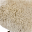Arden 27.5 Genuine Fur Counter Height Bar Stool Natural Blonde Genuine Fur