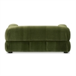 Marcel Upholstered Modern Small to Medium Pet Bed Olive Green Velvet