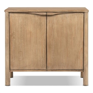 Nolan 38&quot 2-Door Accent Cabinet Antique Natural Brown Reclaimed Pine Wood