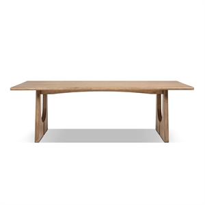 Carmel 94&quot 8-Seater Dining Table Antique Natural Brown Reclaimed Pine Wood