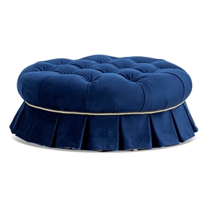 Roquefort 24.5&quot Dog Sofa Bed Medium Navy Blue Velvet