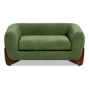 Alpine 36.5&quot Sherpa Dog Sofa Bed Medium Moss Green Fleeced Teddy