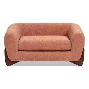 Alpine 36.5&quot Sherpa Dog Sofa Bed Medium Spice Orange Fleeced Teddy