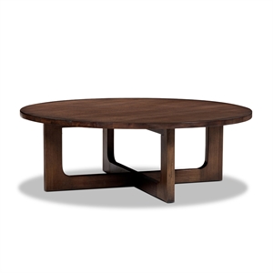 Pino 48&quot Reclaimed Pine Solid Wood Coffee Table Java Brown