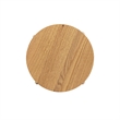 Spencer Minimalist Adjustable Bar Counter Stool Natural Brown Oak Wood