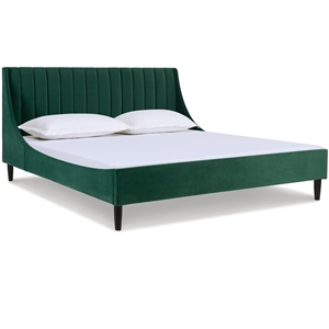sandy wilson home aspen upholstered platform bed california king evergreen