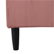 Sandy Wilson Home Aspen Upholstered Platform Bed Queen Ash Rose
