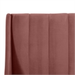 Sandy Wilson Home Aspen Upholstered Platform Bed Queen Ash Rose