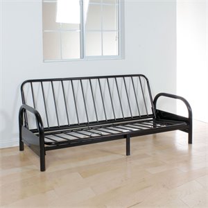 cooper alfonso adjustable futon frame in black