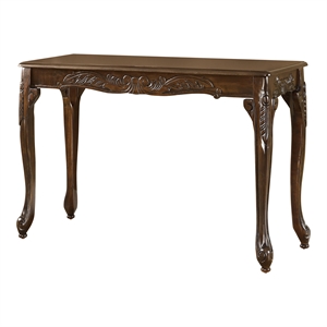 Cooper Alice Traditional Solid Wood Console Table in Dark Cherry