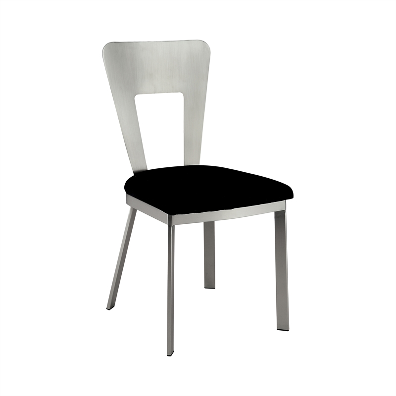 Cooper Genaveve Metal 7-Piece Dining Table Set in Silver