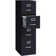Cooper 2 Set of 4 Drawer and Mobile 2 Drawer File Cabinet in Black
