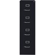 Cooper 2 Set of 4 Drawer and Mobile 2 Drawer File Cabinet in Black
