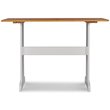 Riverbay Furniture Wood Indoor 3 Piece Kitchen Corner Nook Dining Set in White