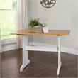 Riverbay Furniture Wood Indoor 3 Piece Kitchen Corner Nook Dining Set in White