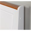 Riverbay Furniture Wood Indoor 3 Piece Kitchen Corner Nook Dining Set in White