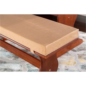 Riverbay Furniture Kitchen Bench in Walnut