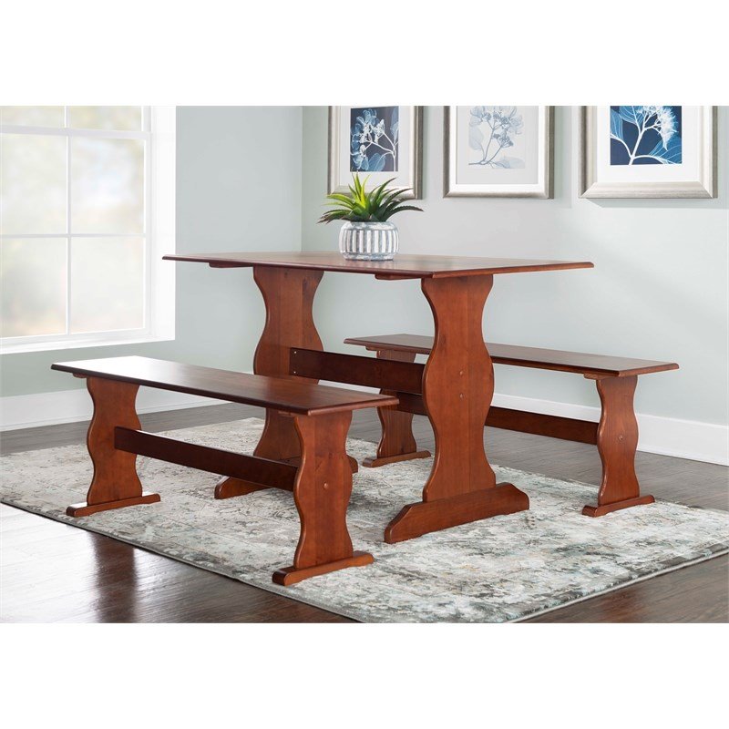 Riverbay Furniture Kitchen Bench in Walnut
