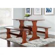 Riverbay Furniture Kitchen Bench in Walnut