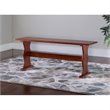 Riverbay Furniture Kitchen Bench in Walnut