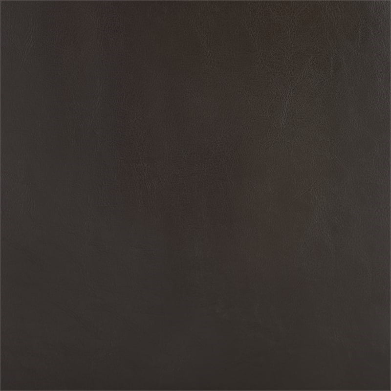 Riverbay Furniture 19.75'' Contemporary Faux Leather Barrel Club Chair in Brown