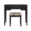 Riverbay Furniture Vanity Set Black with Bench