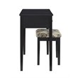 Riverbay Furniture Vanity Set Black with Bench