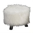 Riverbay Furniture Plush Ottoman in White