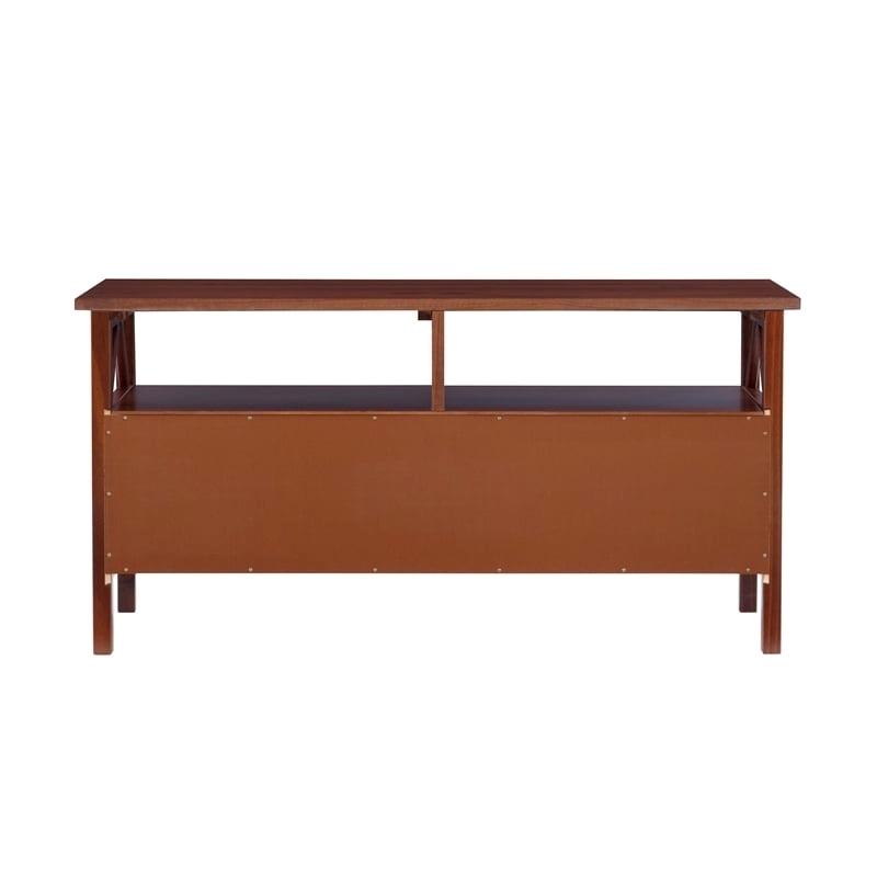 Riverbay Furniture Traditional Wood TV Stand for TVs up to 44