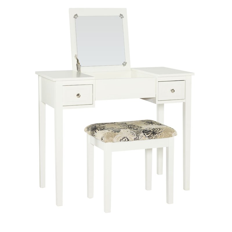 Riverbay Furniture Set with White Bench in White