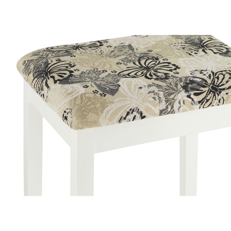 Riverbay Furniture Set with White Bench in White