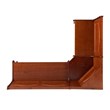 Riverbay Furniture Kitchen Dining Wood Nooker Corner Unit in Walnut