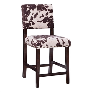 riverbay furniture bar stool in udder madness brown