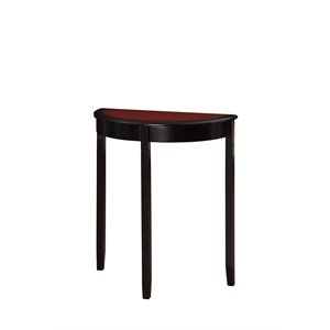 riverbay furniture console table in black cherry