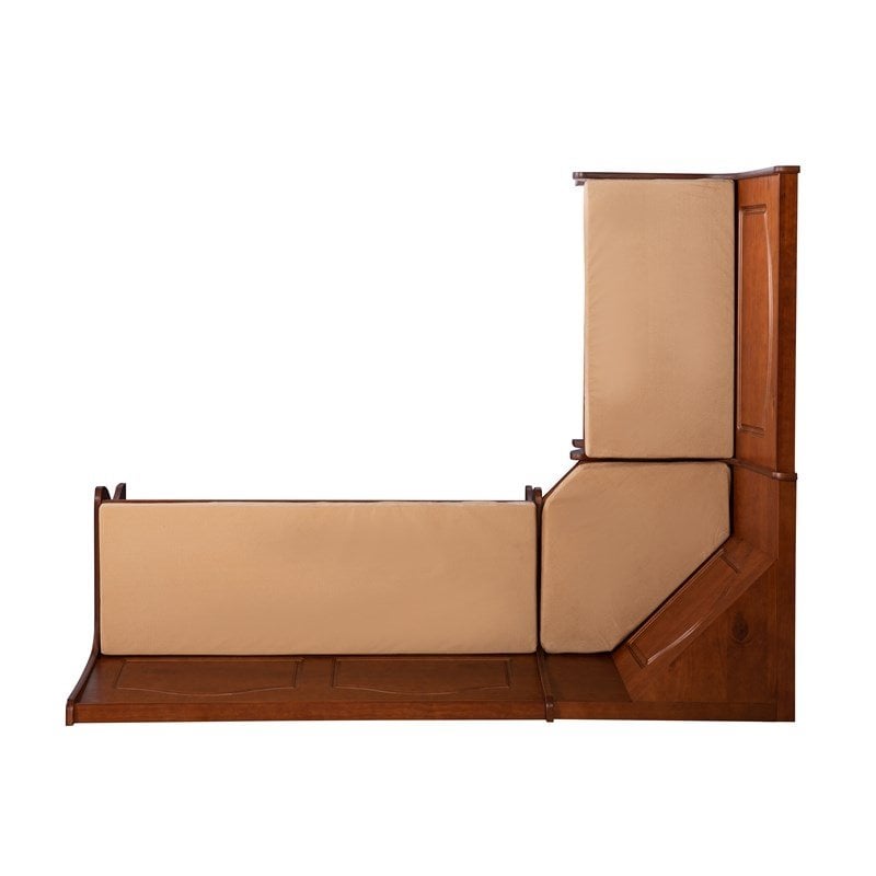 Riverbay Furniture 4-Piece Transitional Fabric Cushion Set in Beige